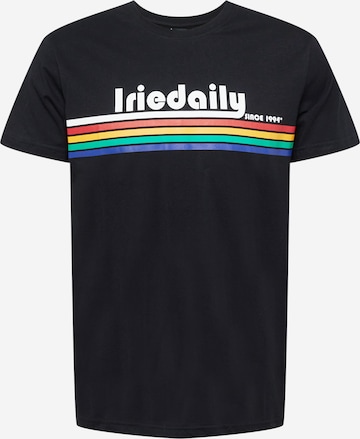 Iriedaily T-Shirt 'Kottifornia' in Schwarz: predná strana