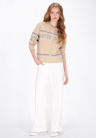 Cardigan DreiMaster Maritim en beige