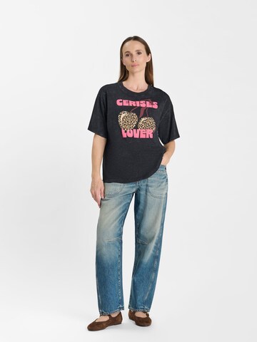 Le Temps Des Cerises Shirt 'SPIKY' in Black