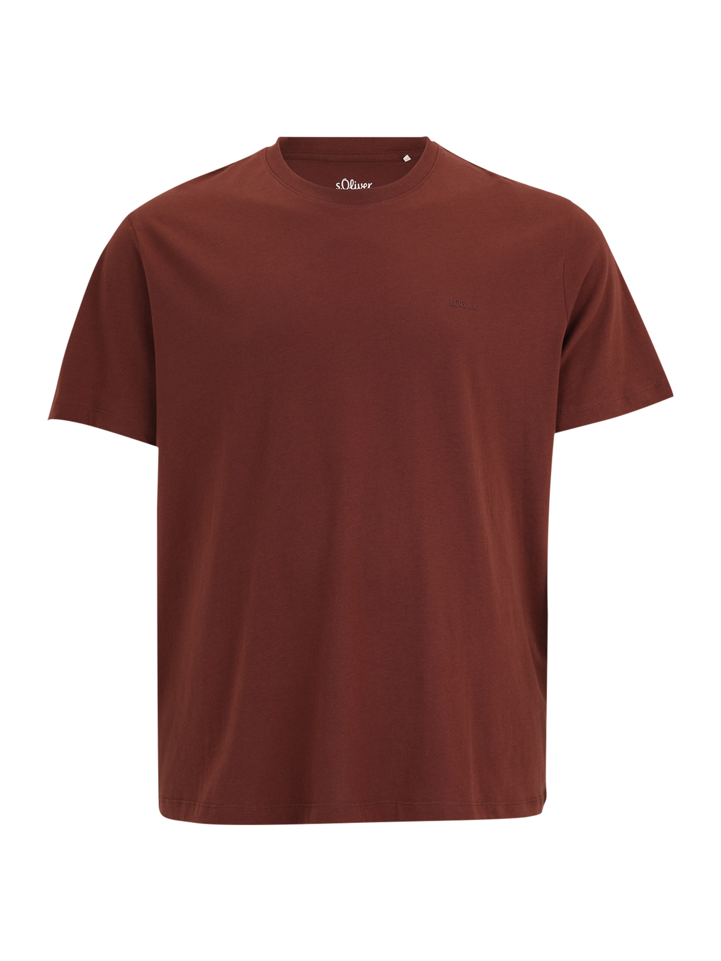 s.Oliver Men Big Sizes T-Shirt in Rot: Vorderseite