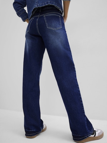 bonprix Loosefit Jeans in Blau