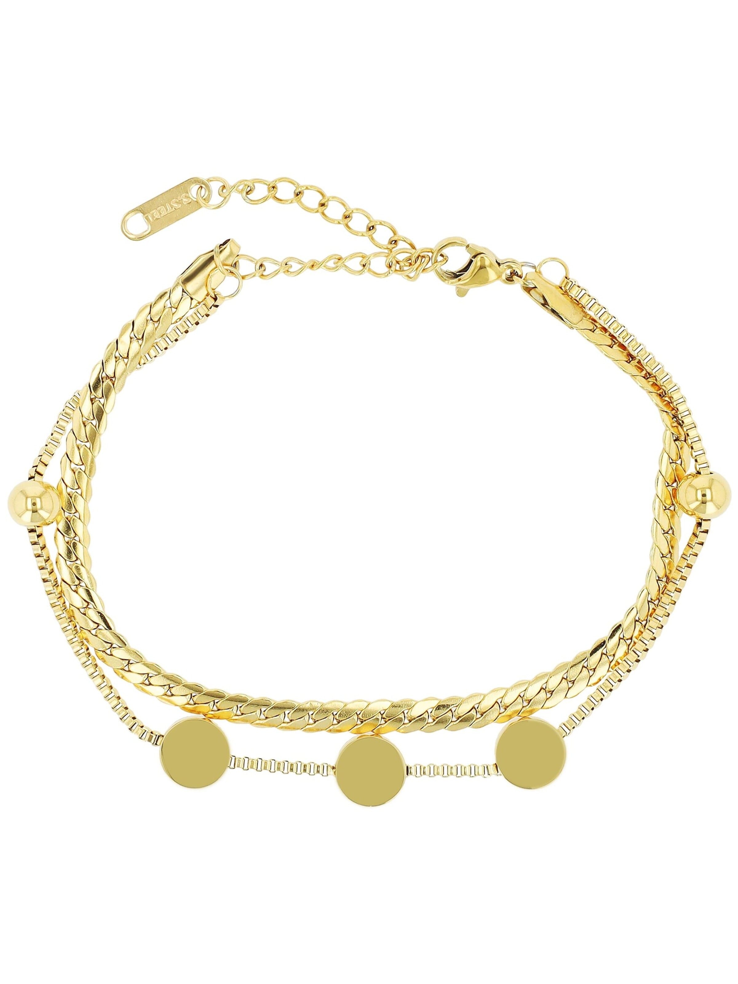 Akzent Bracelet 'Perita, langlebig' in Gold: front
