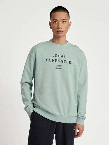 Hummel Sweatshirt 'HIVE OWEN' in Blue: front