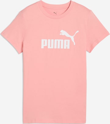 PUMA Performance Shirt 'Ess No. 1' in Pink: front
