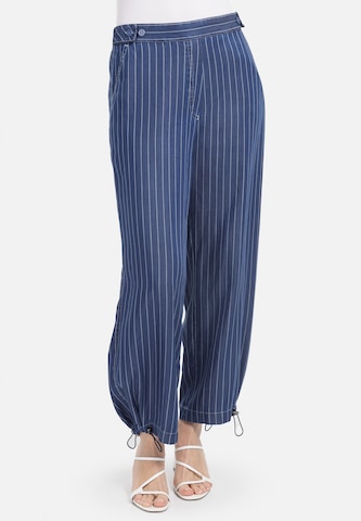 HELMIDGE Loose fit Pants in Blue: front