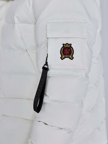 SikSilk Winterjacke 'Parka' in Beige: Vorderseite