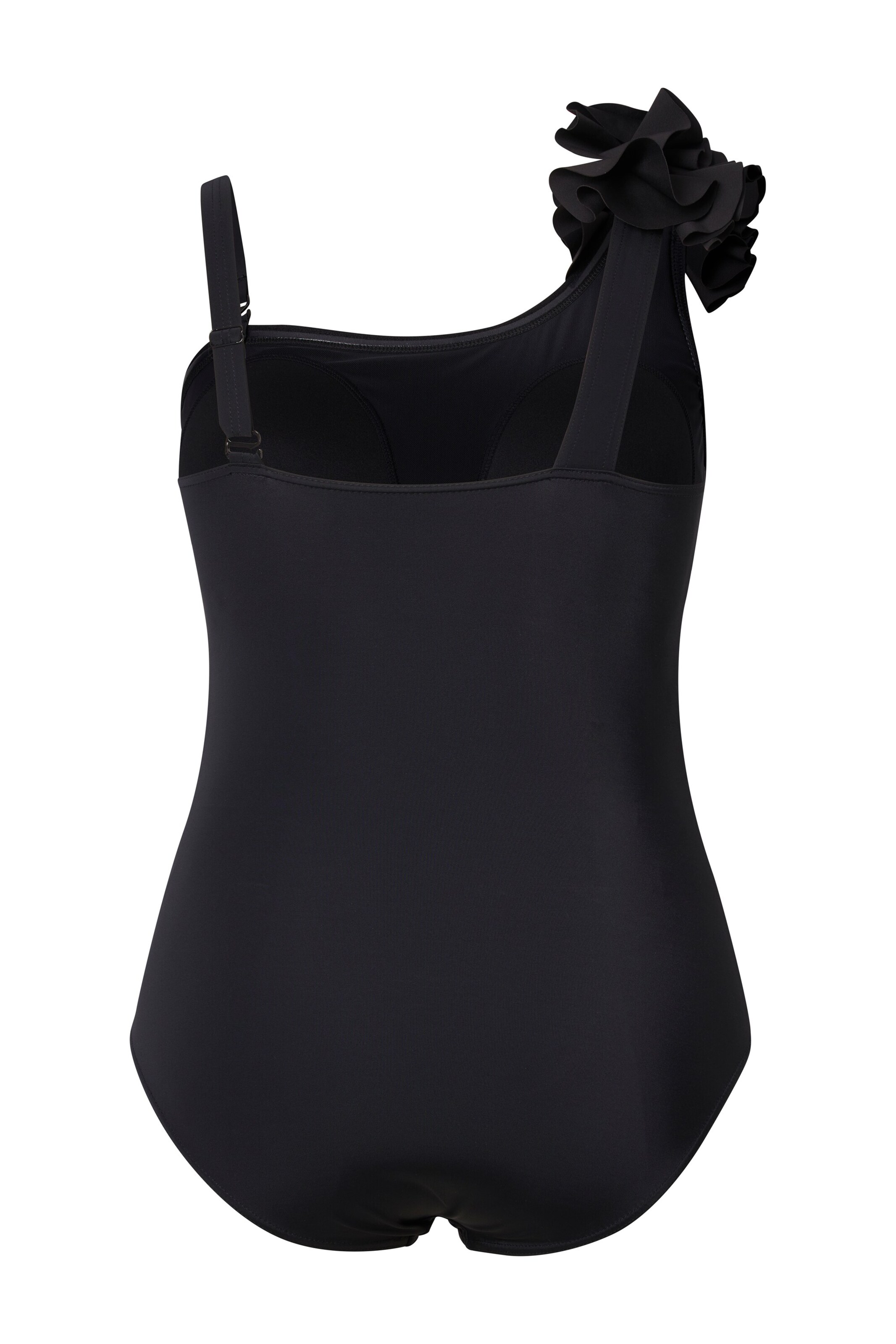 Ulla Popken T-shirt Swimsuit in Black