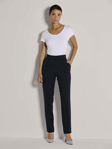 Effilé Pantalon à pince MADELEINE en bleu