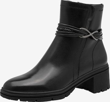 Bottines Tamaris en noir : devant