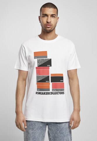 MT Men T-Shirt ' Sneaker Collector ' in Weiß: predná strana