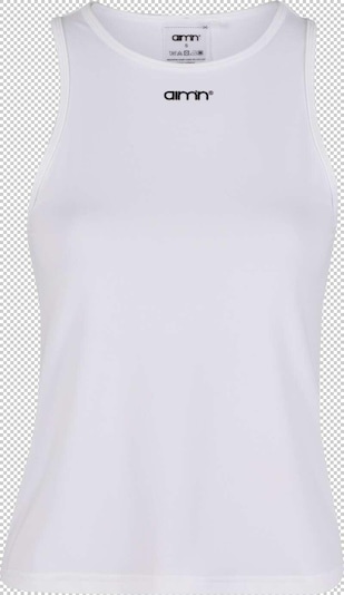 Sport top pe L Aim'n pe negru / alb, Vizualizare produs