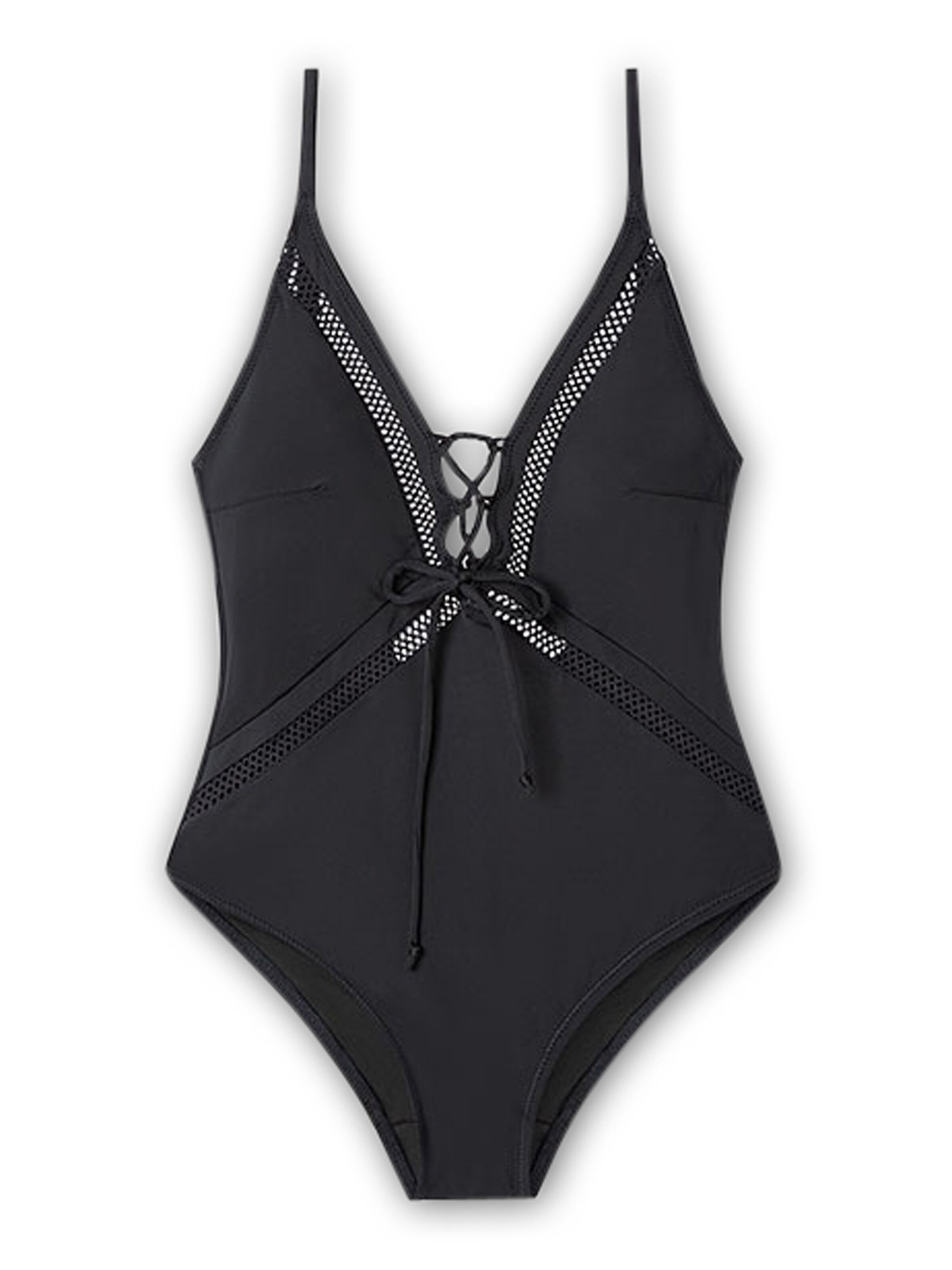 Gisela Τρίγωνο Ολόσωμο μαγιό σε μαύρο: μπροστά