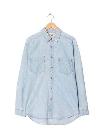 LEVI'S Button Up Shirt in L-XL in Blue: front