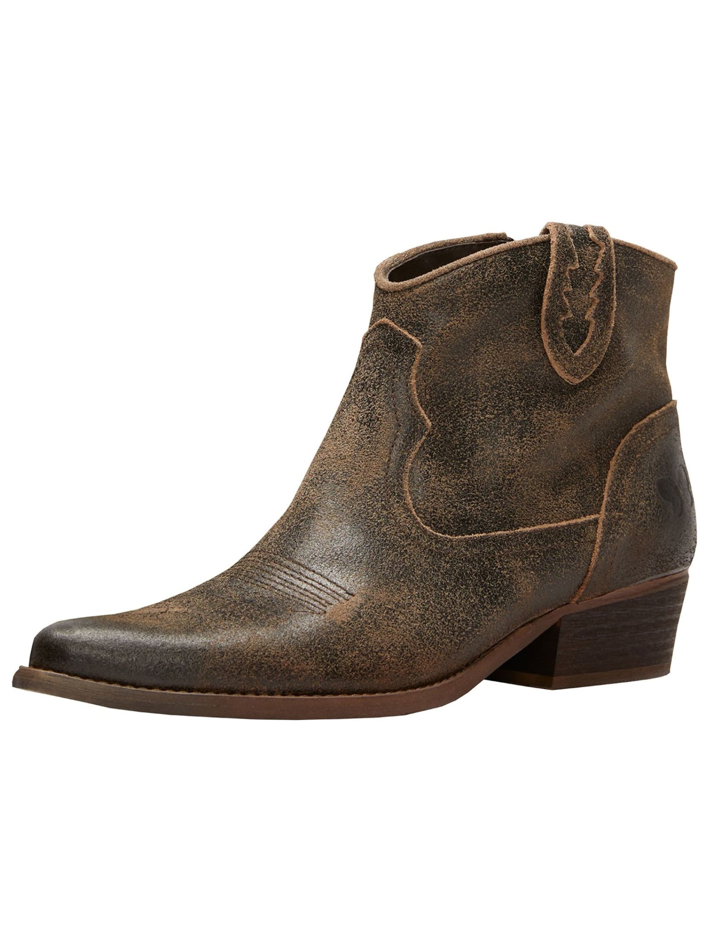 FELMINI Bootie 'West' in Brown: front