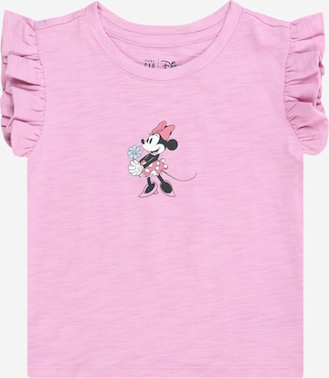 T-Shirt GAP en rose : devant