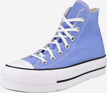 CONVERSE Magas szárú sportcipők - kék: elől