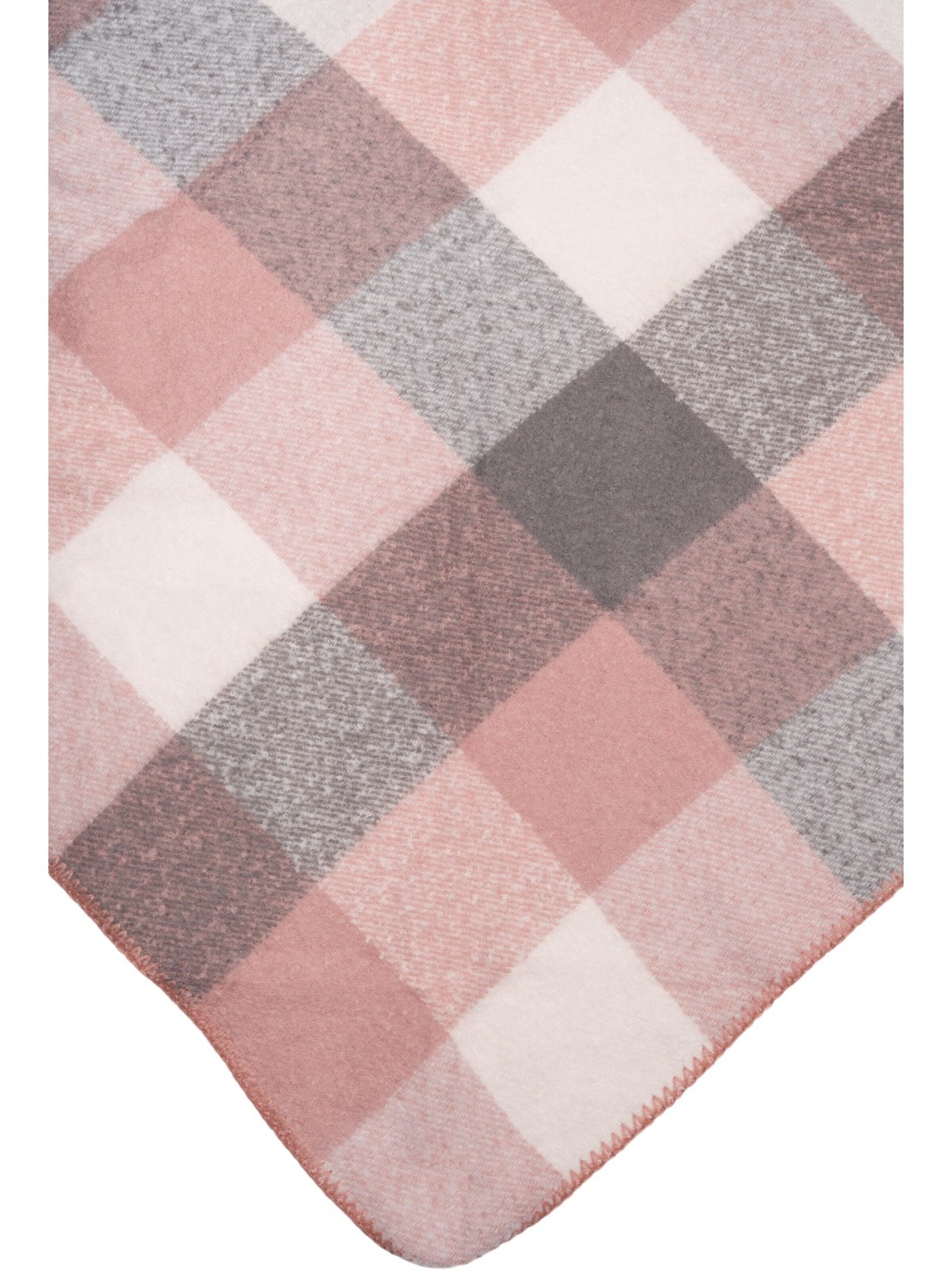 styleBREAKER Tuch 'Web Dreiecktuch Kariert'‌ in Pink
