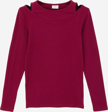 s.Oliver Shirt in Rood: voorkant