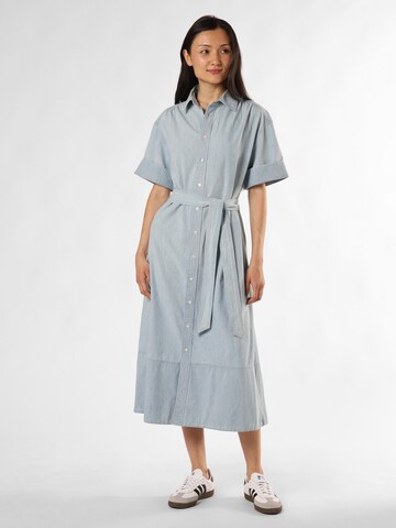 Polo Ralph Lauren Blusenkleid in Blau: Vorderseite