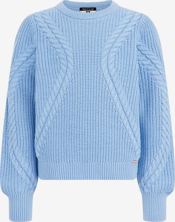 WE Fashion Sweater in Blue: front