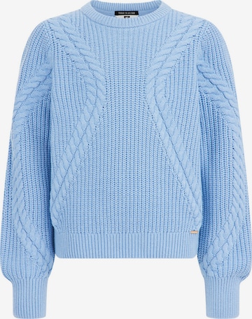 WE Fashion Sweater in Blue: front