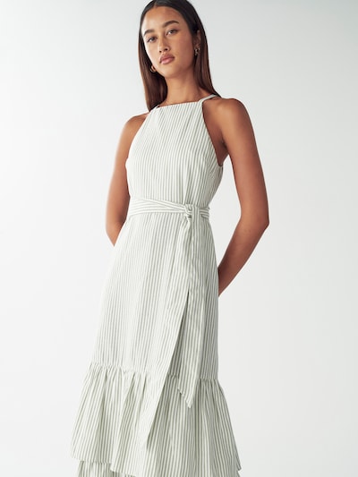 Willa Haljina 'Lou' u maslinasta / bijela, Pregled proizvoda