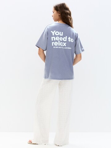 Maglietta di Pull&Bear in blu