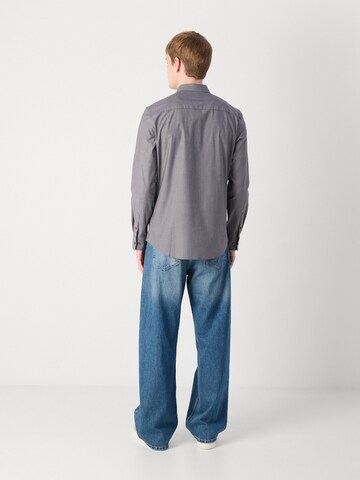 Slim fit Camicia di Calvin Klein in grigio: dietro