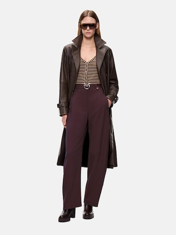 regular Pantaloni 'PINKO NEW LEXY PANTALONE FLUIDO PANTALONE' di PINKO in rosso