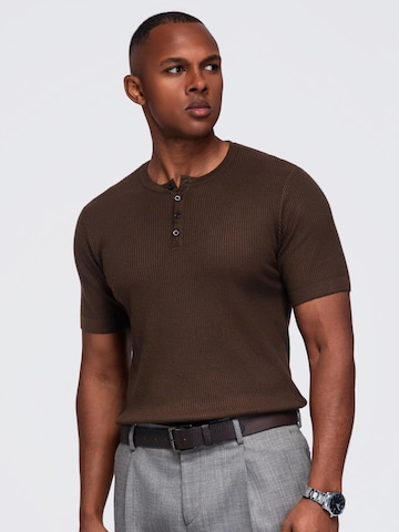 Ombre - Camiseta en marrón