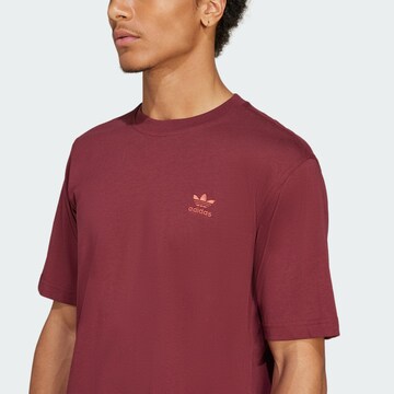 Maglietta 'Trefoil Essentials' di ADIDAS ORIGINALS in rosso