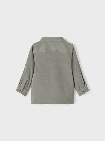 NAME IT Regular fit Button Up Shirt 'NMMBERALLE' in Grey