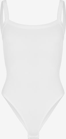 Squad the label Shirt Bodysuit in White: front