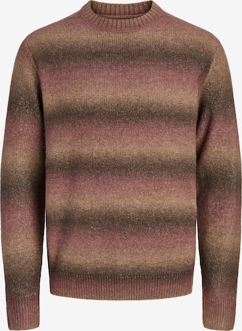 Jack & Jones Premium Свитер 'JPRBLUBENSON' в Коричневый: спереди