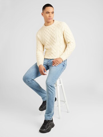 INDICODE JEANS Sweater 'Bussel' in White