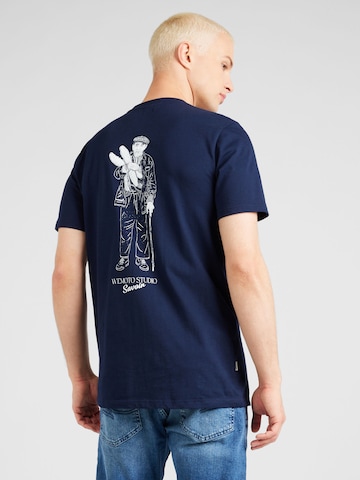 T-Shirt Wemoto en bleu
