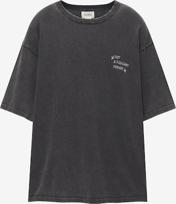 Pull&Bear T-Shirt in Grau: predná strana