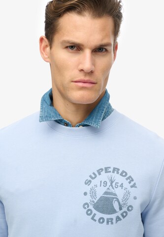 Superdry Sweatshirt in Blauw