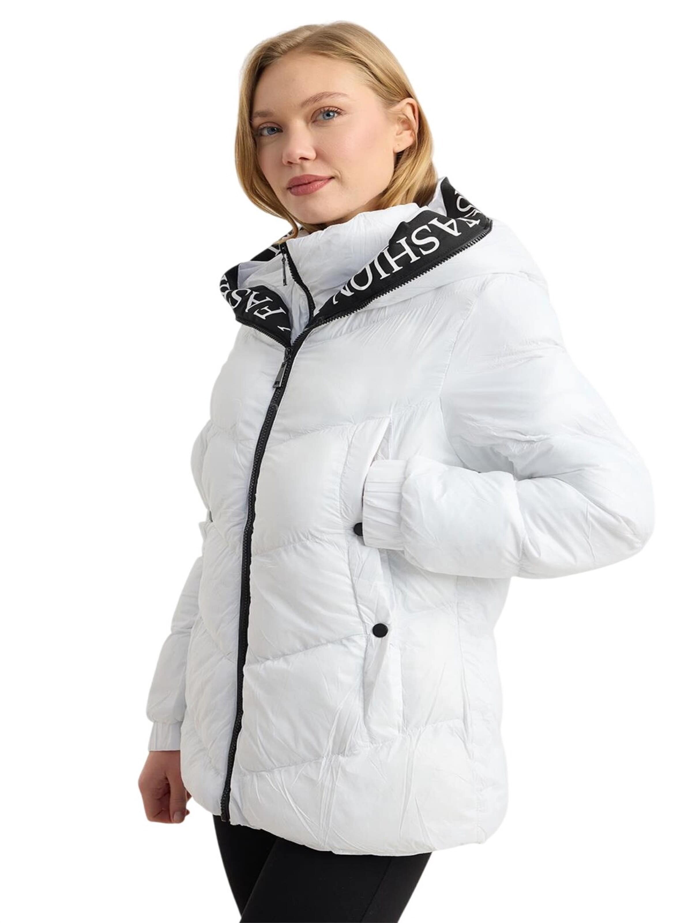 Manteau d’hiver HOME STORE en blanc