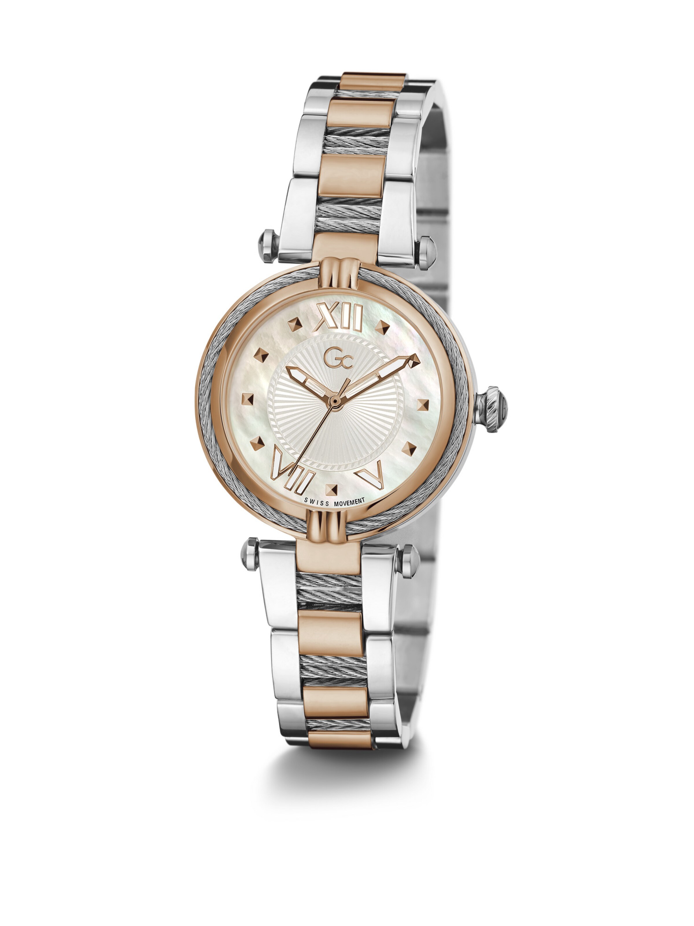 Gc Analogt ur 'CableChic' i sølv
