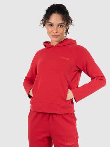 Smilodox Sweatshirt 'Sirena' in Rot: Vorderseite