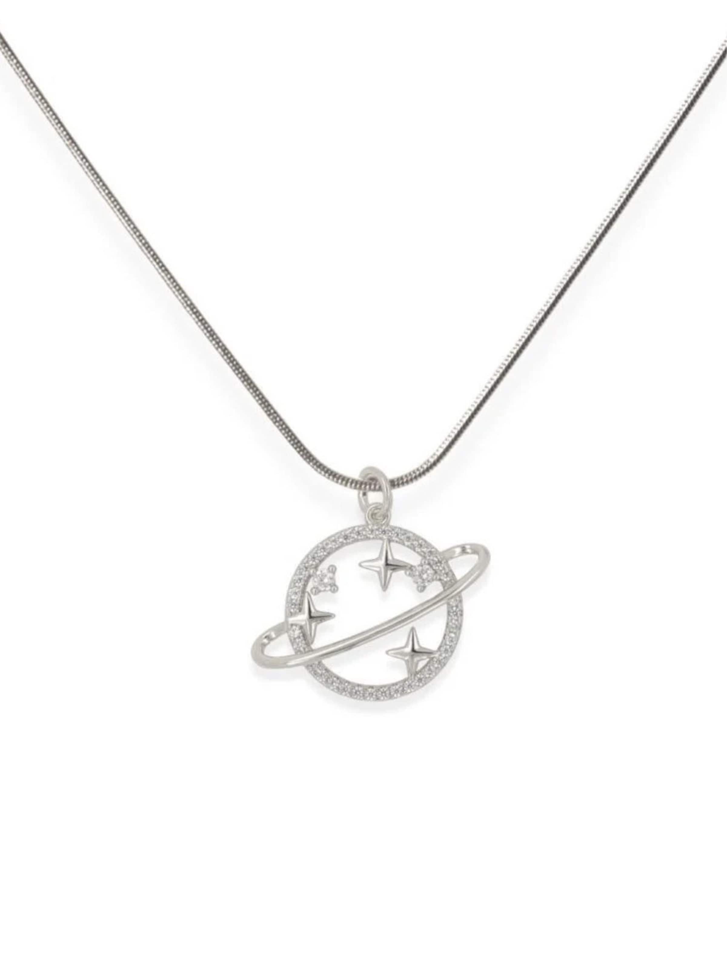 Fräulein Wunder Necklace 'Planet' in Silver
