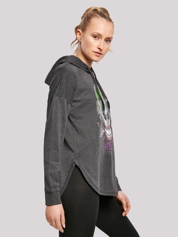 F4NT4STIC Sweatshirt 'Suicide Squad Joker Coloured Smile' in Grey