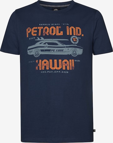 Petrol Industries T-Shirt in Blau: predná strana