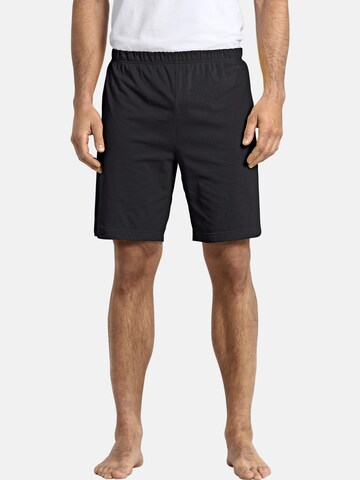 Pantalon de pyjama ' Raulino ' BABISTA en noir : devant