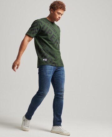 Superdry - Camiseta en verde