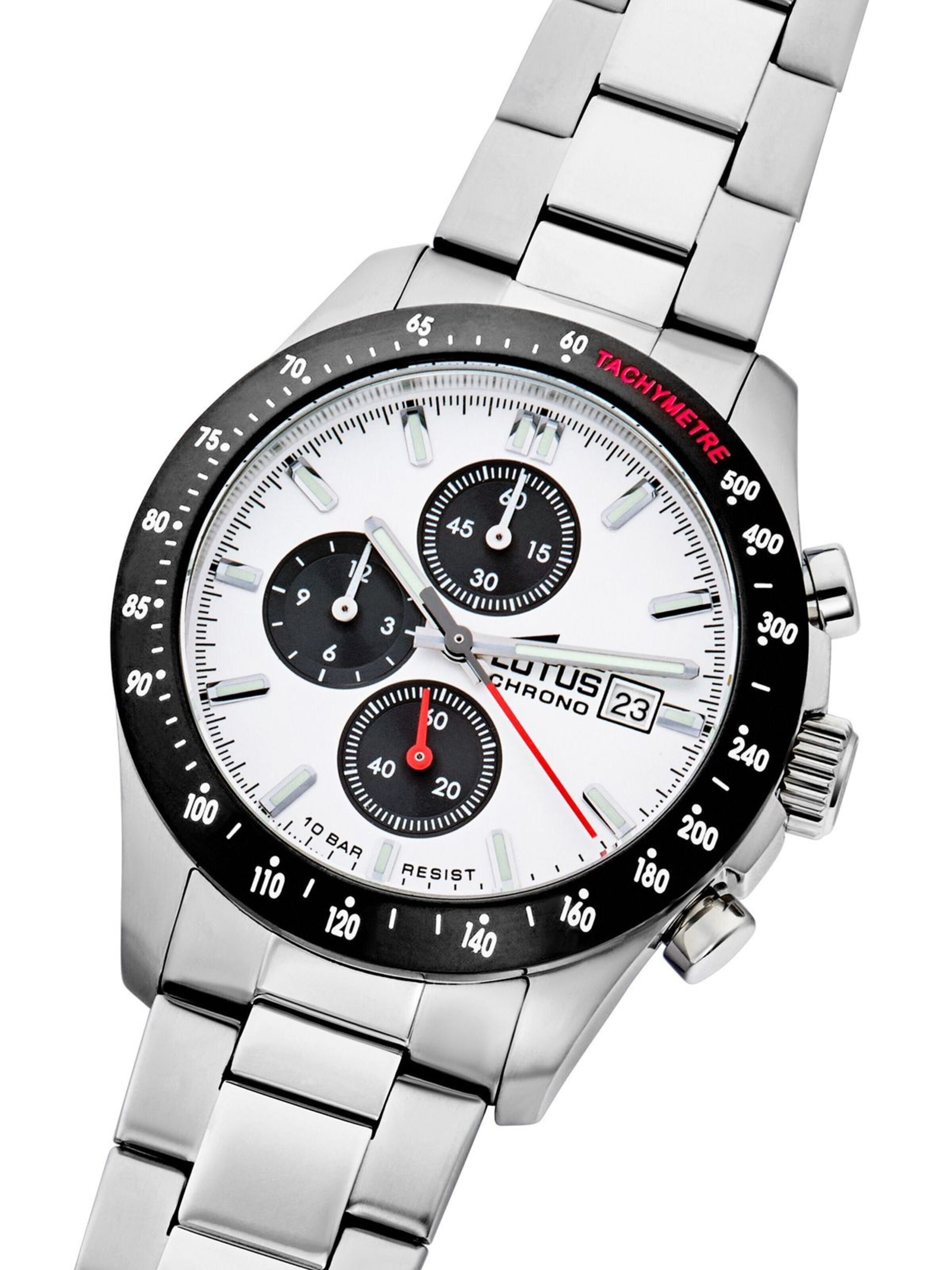 Lotus Zegarek analogowy 'Chronograph Chrono' w kolorze biały