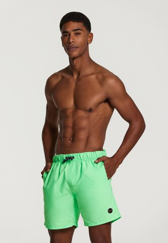 Shiwi Kratke kopalne hlače 'Mike' | zelena barva