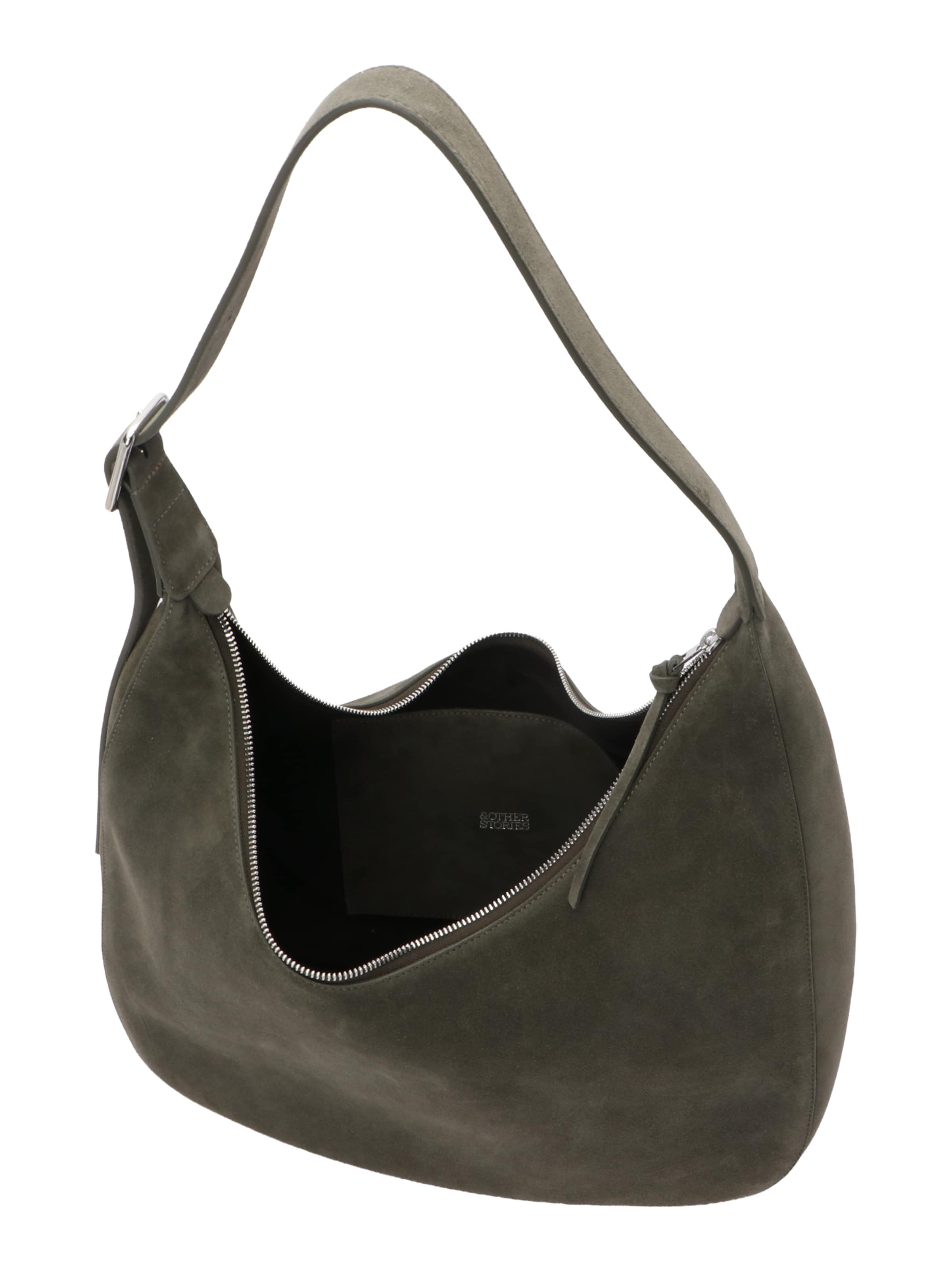 & Other Stories Torba na ramię w kolorze zielony