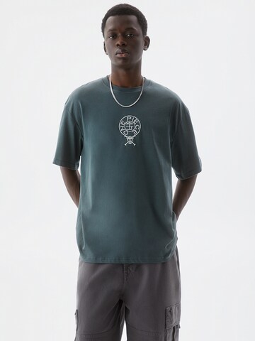 T-Shirt Pull&Bear en vert